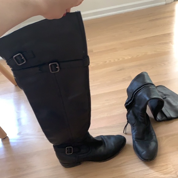 Loft Over the knee black boots - Picture 3 of 9